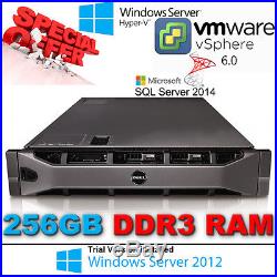 Dell PowerEdge R810 4x E7-4860 2.26Ghz 10-CORE 256GB RAM PERC H700 40-CORES 2TB