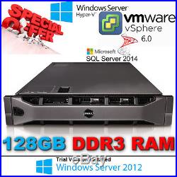 Dell PowerEdge R810 4x xeon E7-4870 2.40Ghz 10-CORE 128GB RAM 3x 146GB 15K H700