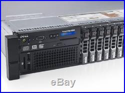 Dell PowerEdge R820 Server Four Xeon E5-4620 8 Core 2.2GHz 384GB 8x 600GB SAS