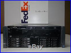 Dell PowerEdge R910 4x1.86GHz 24 Core Server 64GB 8x146GB Hex Core RPS H700 SAS