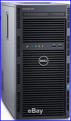 Dell PowerEdge T130 Server 64GB RAM 2TB 4x500GB RAID 3.0GHz Xeon E3-1220 v5 NEW