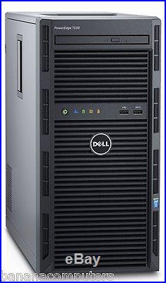 Dell PowerEdge T130 Server, Xeon E3-1240 v5,16GB DDR4,2x 1TB SAS 7.2k, H330,3Years