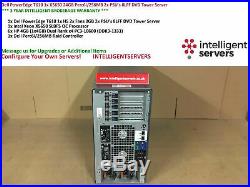 Dell PowerEdge T610 1x X5650 24GB Perc6i/256 2x PSU's 8LFF DVD Tower Server