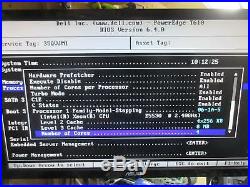 Dell PowerEdge T610- Intel Xeon Quad E5530 @ 2.4GHz 24GB PC3-10600R Perc 6/i