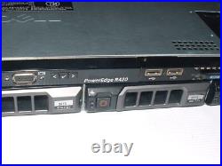 Dell Poweredge R420 2x Xeon E5-2430 2.2ghz 12-Cores 96gb H310 4x Trays 2x 550w