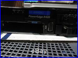 Dell Poweredge R420 6 CORE 2.20GHZ E5-2430 X2, 24GB MEMORY H310 WithO FRONT BEZEL