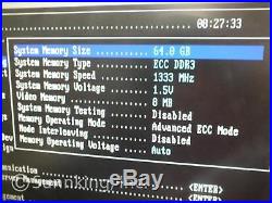 Dell Poweredge R710 Server 2-2.66GHz X5550 64GB RAM PERC 6/i