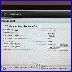 Dell Poweredge R720 (2)Xeon E5-2690 v2 @ 3.0GHz, 256GB ECC DDR3 with Rails & HDD
