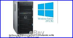 Dell Poweredge T130 server lntel Xeon v5 3.0GHz16GB 3x1TB Windows 2012R2