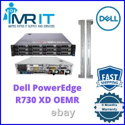 Dell R730XD 2 x Xeon E5-2640 v3@2.6GHz 16 CORE 256 GB RAM Rails