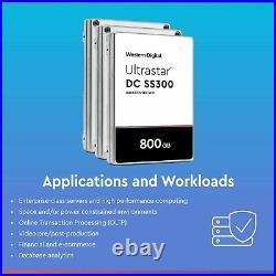 Dell WD Ultrastar SS300 800GB SAS 12Gb/s 2.5 SSD with Tray G13 HUSMM3280ASS204