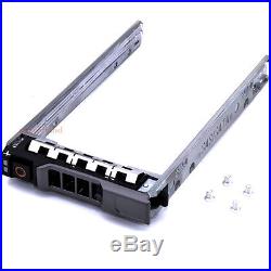 G176J 2.5 SAS SATA HDD Hard Drive Tray Caddy with Screw for DELL PowerEdge R610
