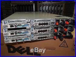 LOT OF 3 -Dell PowerEdge R610 Server 2XSIX Core 3.06GHz X5675 128GB 6X300GB RAID